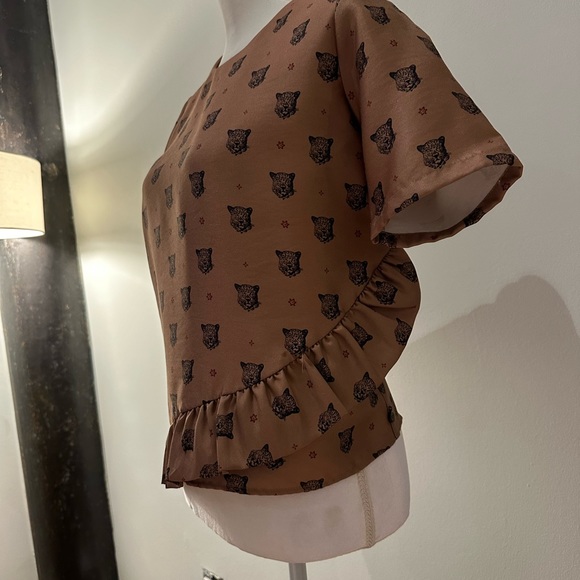 Scotch & Soda tiger print top, size small - Picture 3 of 6